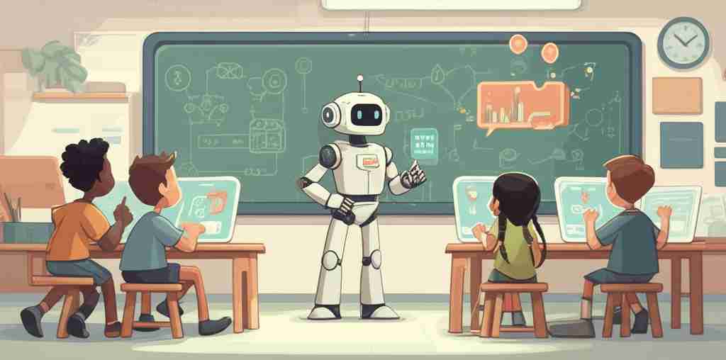 An image illustrating Reconciling technology with humanism: the future of education in the age of generative AI